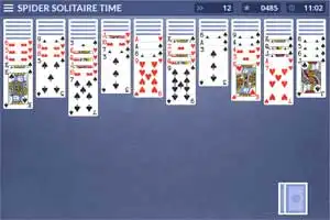 Juego Spider Solitaire Time